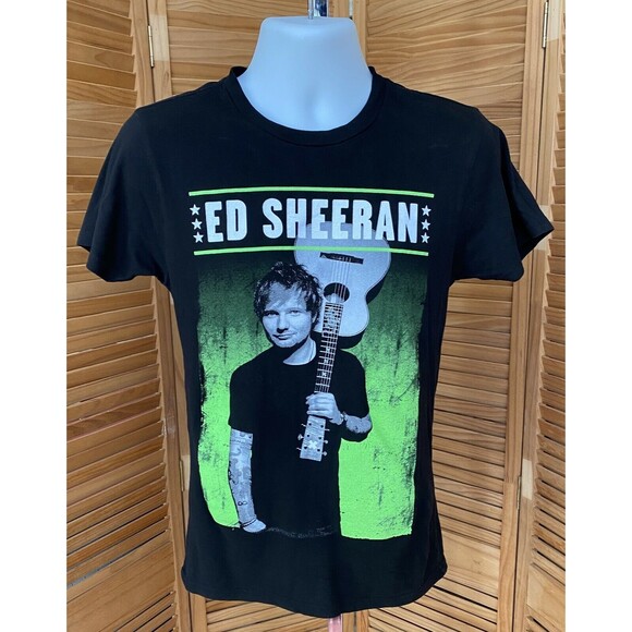 Ed Sheeran Black X Tour Concert T-shirt 2014 Size Small - Picture 1 of 4
